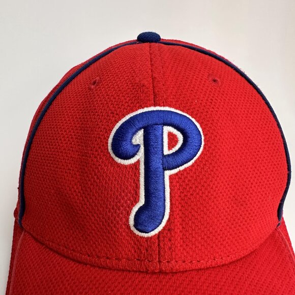 Vintage Philadelphia Phillies MLB New Era Baseball Hat 39Thirty Fitted Cap M / L - Picture 2 of 11
